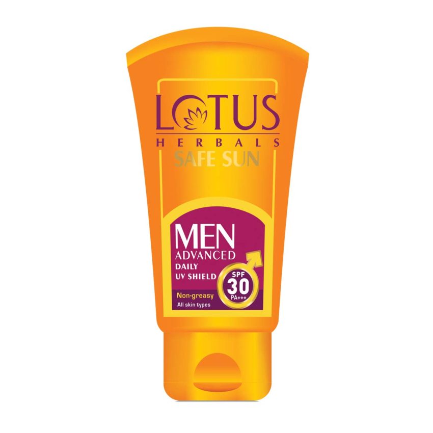 Lotus Herbals Safe Sun Men - Advanced Daily UV Shield PA+++ - SPF 30, 100 g